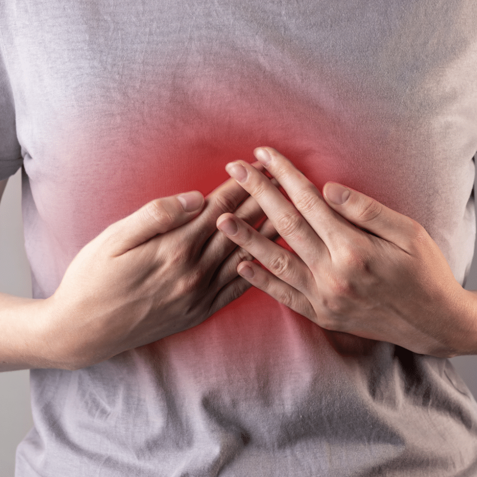 Unhealthy Gut Symptom Chest Pain
